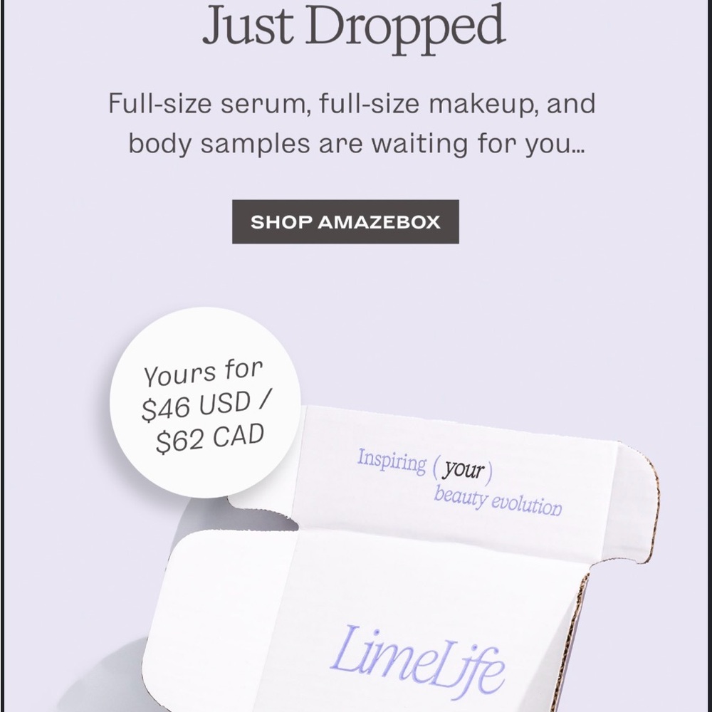 LimeLife AmazeBox Subscription Box
